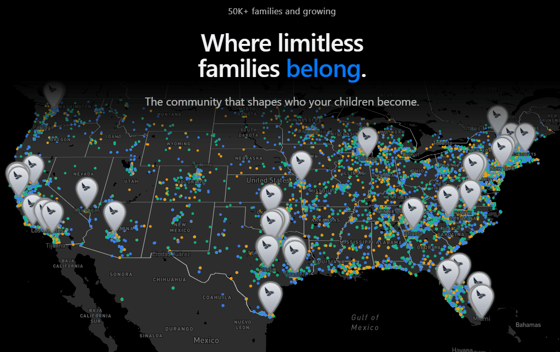 Where limitless families belong — 100+ families and growing